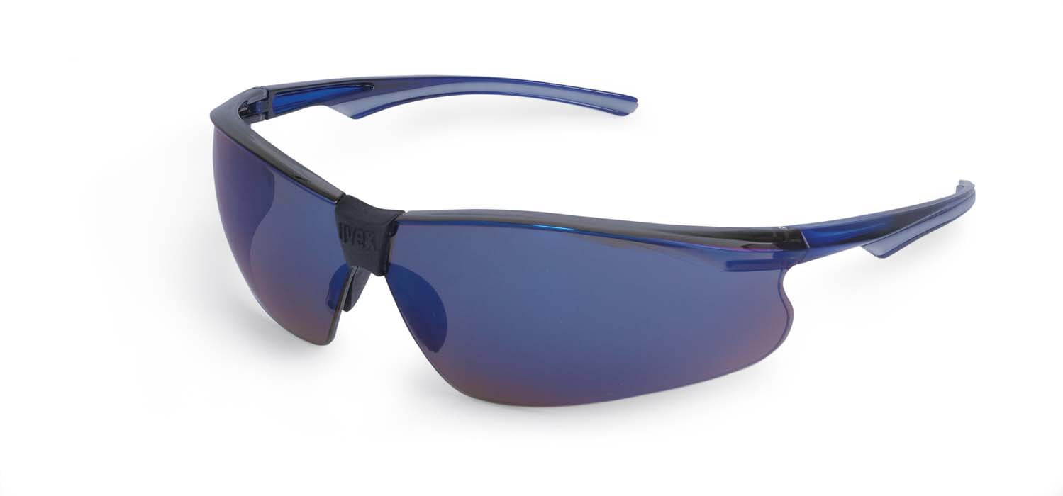 uvex Predator Safety Glasses uvex-PD884 (Blue Mirror Lenses) (Min Qty 5)