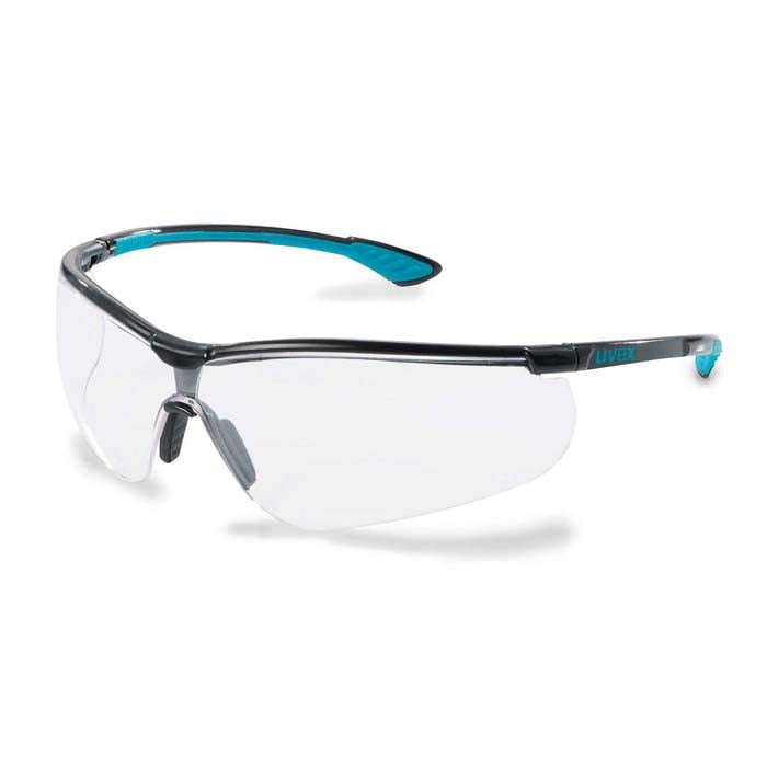 uvex Sportstyle Safety Glasses 9193-075 (Clear Lenses) (Two Sided Anti-Scratch Coating)