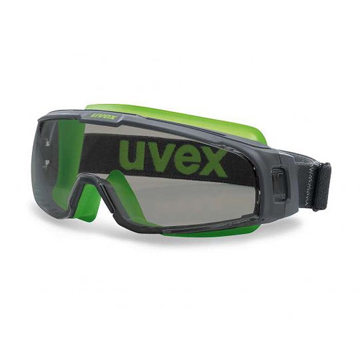 uvex U-Sonic Prescription Safety Goggles 9308-255RX (Grey Lens) (Anti-Scratch & Anti-Fog Coating) (Vented)