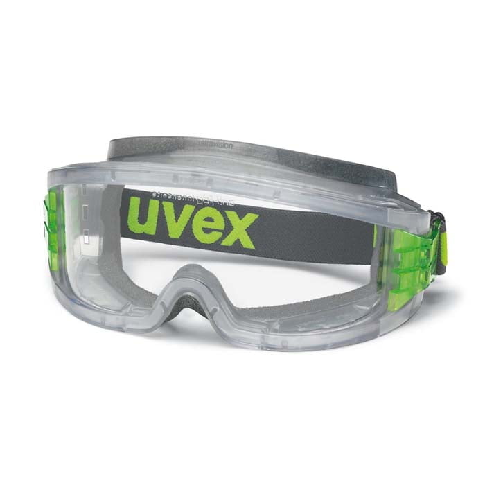uvex Ultravision Safety Goggles 9301-323 (Clear Lens) (Anti-Scratch & Anti-Fog Coating) (Top Vent Closed)