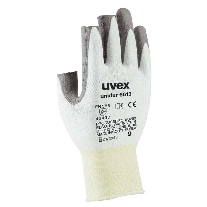 uvex Unidur UD6613 Fingerless Safety Gloves (Cut Level B)