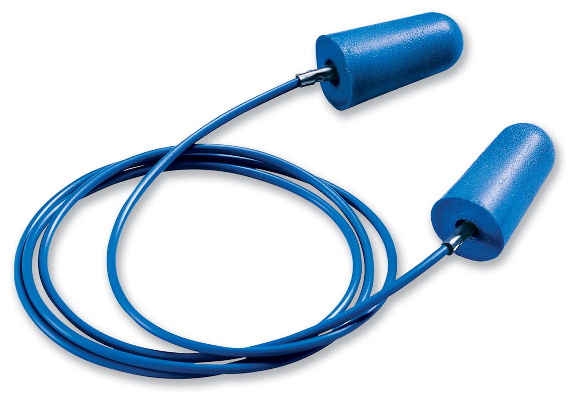 uvex X-Fit Corded Disposable Detectable Earplugs XF-DT (26 dB) (Class 5) - Box of 100 Pairs