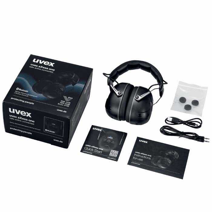 uvex aXess one Bluetooth Earmuffs 2640.001 (27 dB) (Class 5)