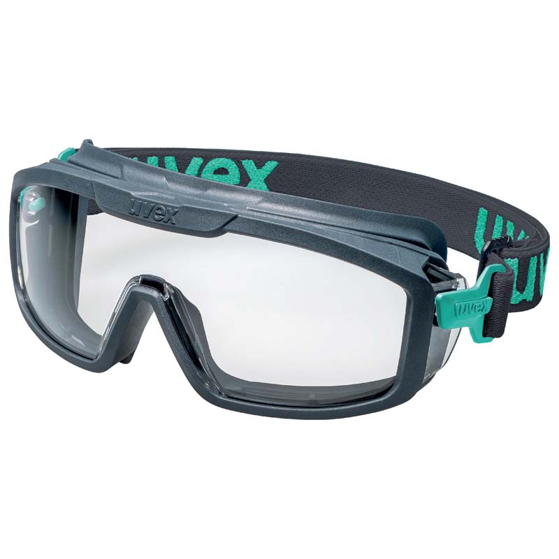 uvex i-Guard Plus Planet Sustainable Safety Goggles 9143-293 (Clear Lenses) (Anti-Scratch & Anti-Fog Coating) (Min Qty 8)