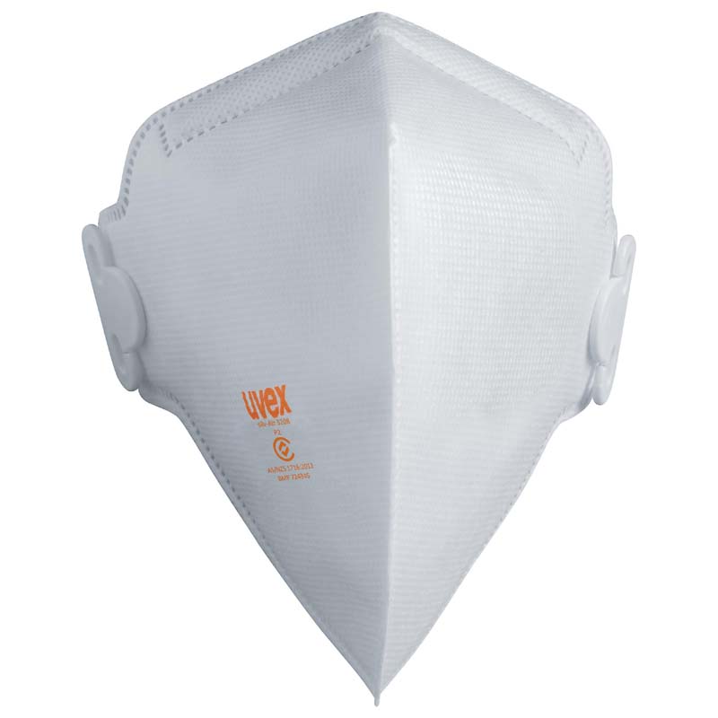 uvex silv-Air P2 Flat Fold Disposable Respirator 8733-208 (Box of 30)