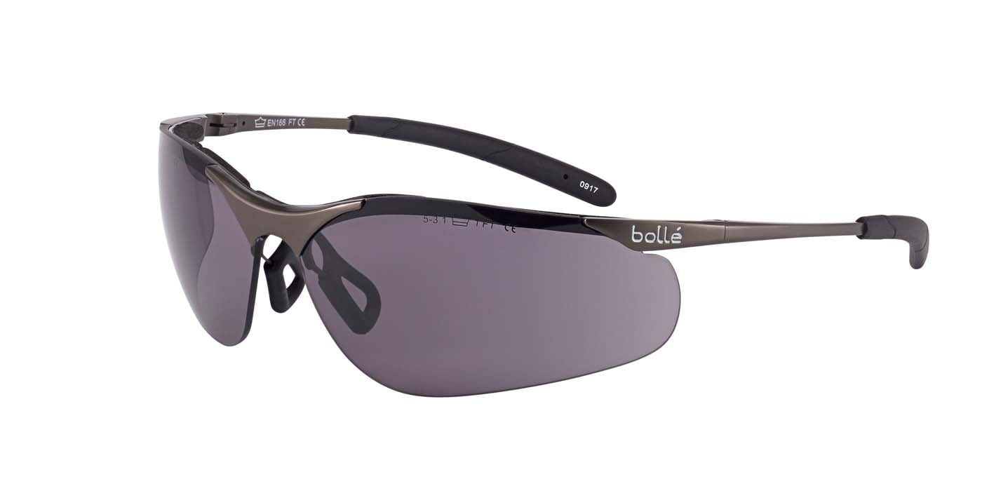 Bolle Bolle Contour Metal Frame Smoke Safety Glasses 